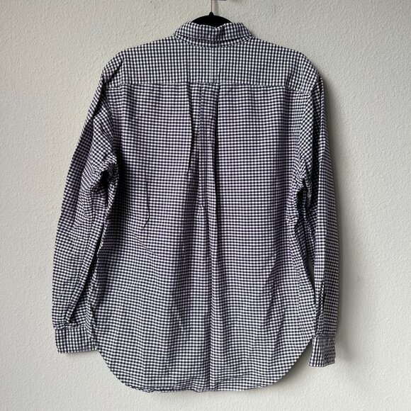 Ralph Lauren Classic Fit Purple White Gingham Button Down Shirt Size L - Picture 2 of 4
